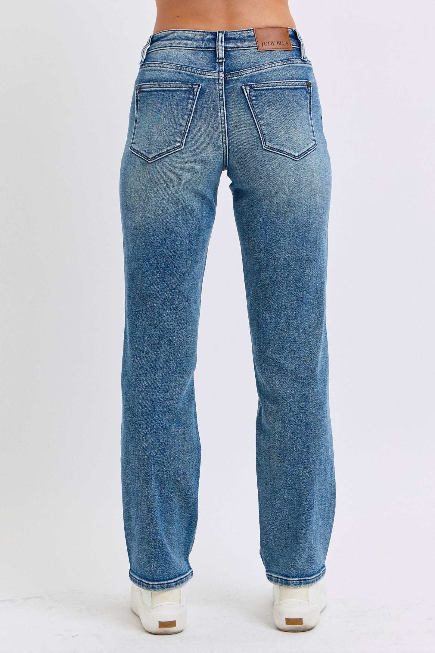 Judy Blue Contrast Dad Jean