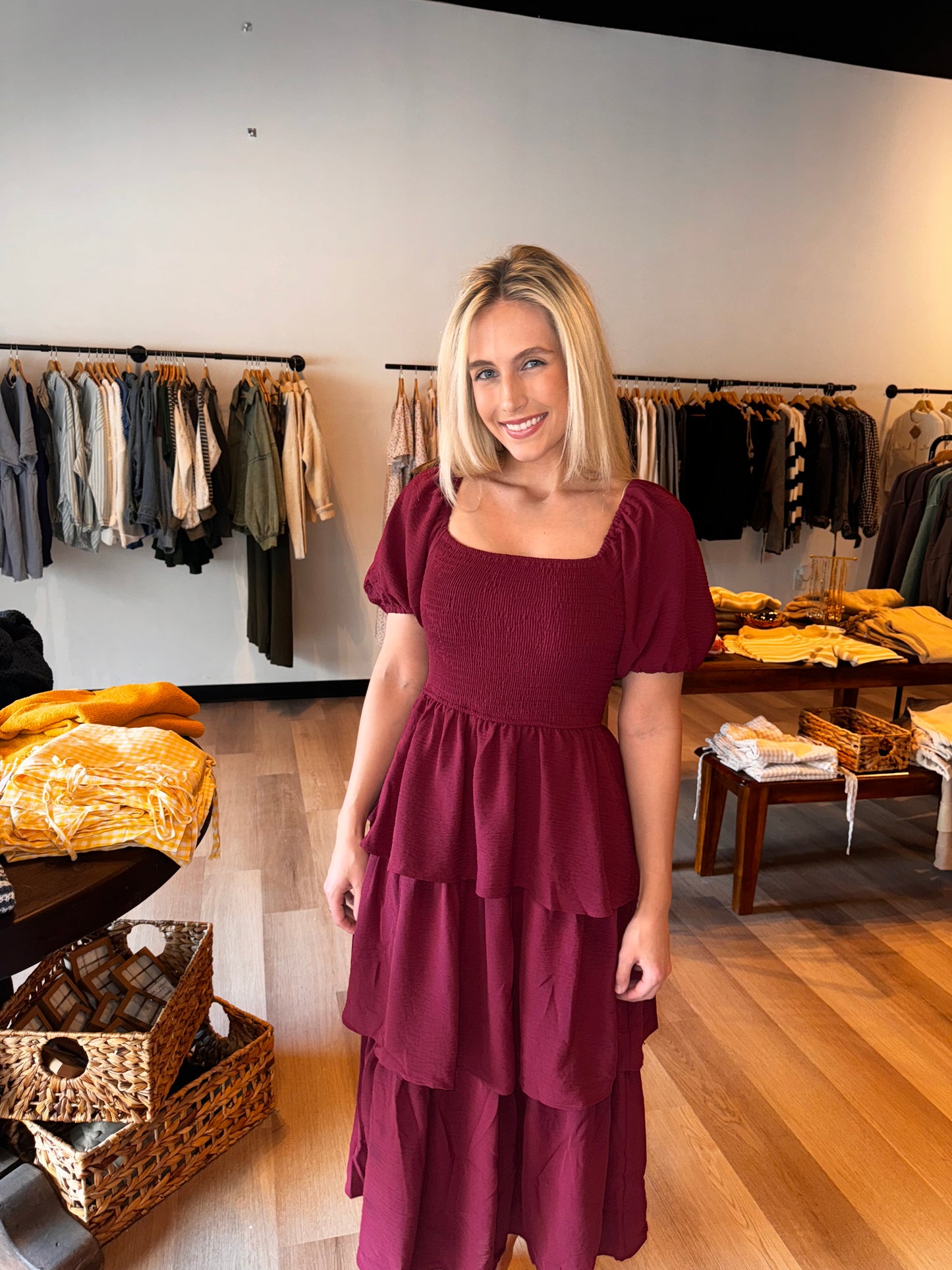 Hill Berry Tiered Dress