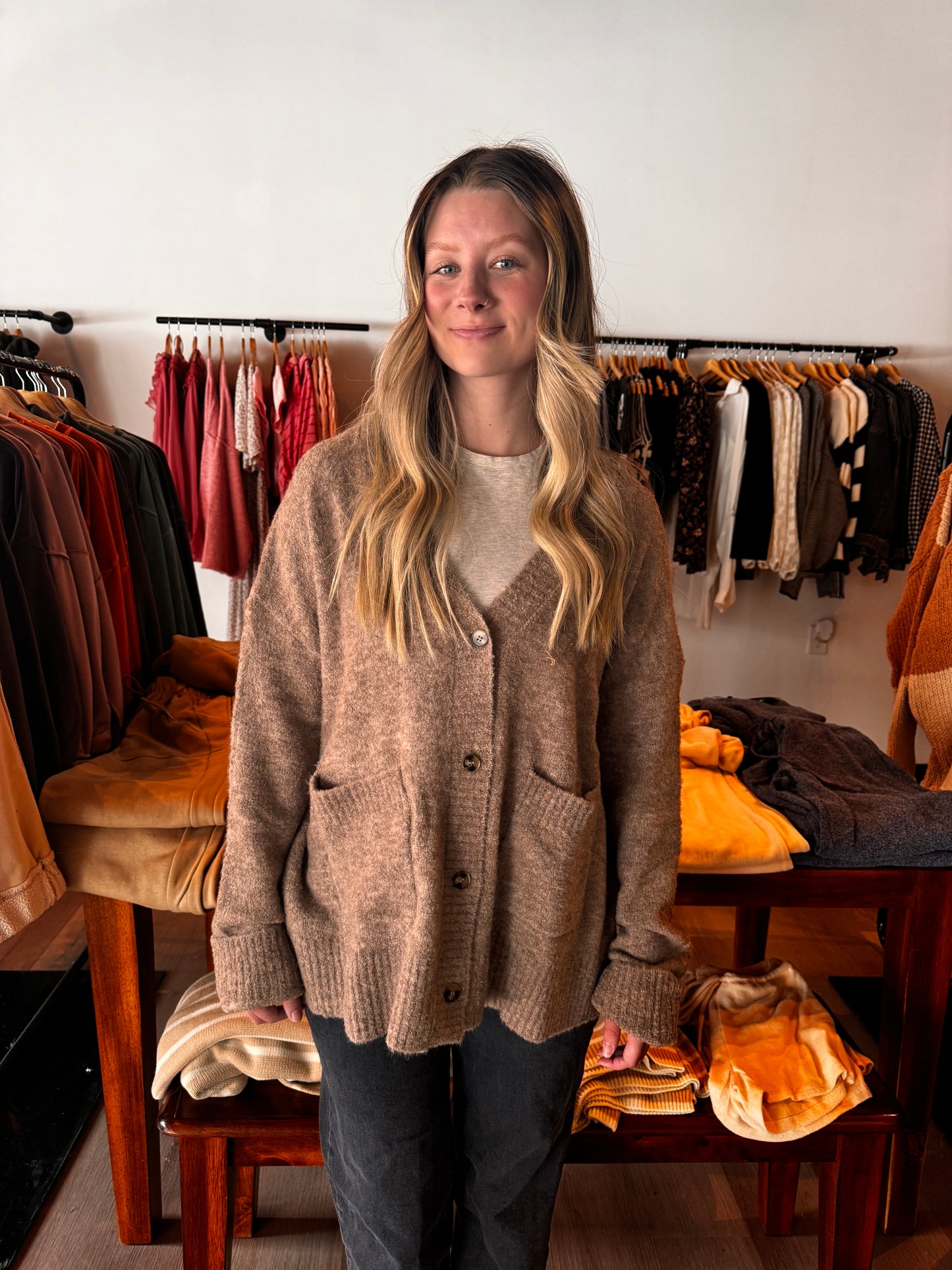 Oversized Cardigan Top