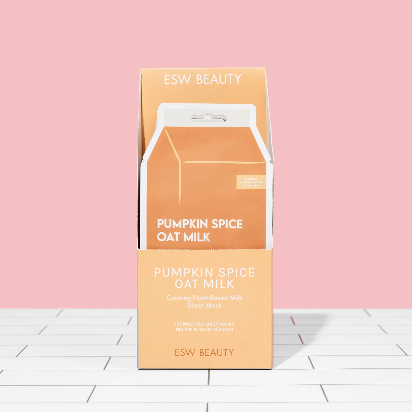 Pumpkin Spice Oat Milk Plant-Based Milk Mask Filled PDQ