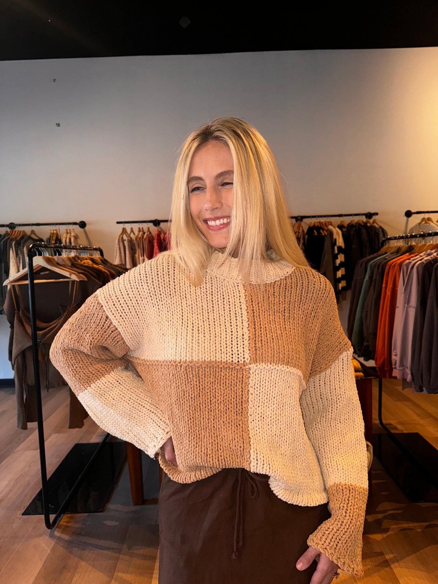 Tans Divided Sweater