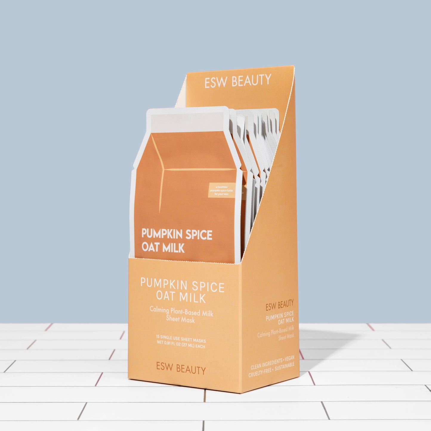 Pumpkin Spice Oat Milk Plant-Based Milk Mask Filled PDQ