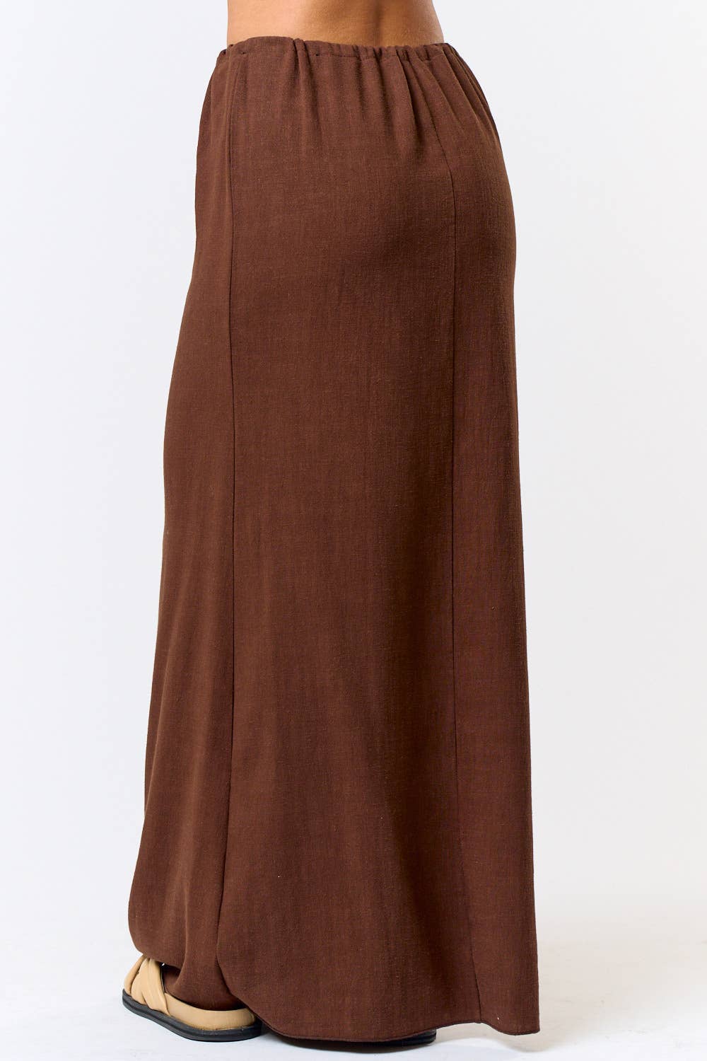 BK22698-1 LINEN MAXI SKIRT
