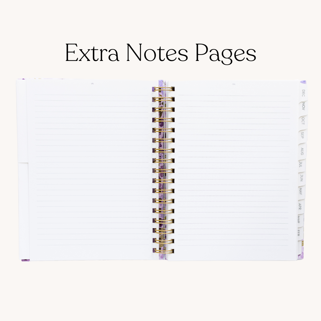 Pressed Floral 2025 Yearly Planner